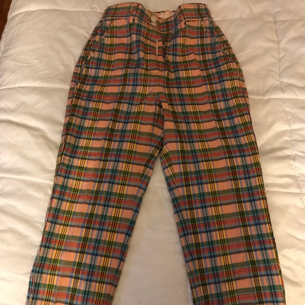 J Crew Plaid Pants